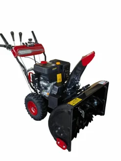Kraftfull Snöslunga 15HK | Loncinmotor | 76 cm Arbetsbredd | Batteristart & Handvärme & Lyse | 9KW | 2025 Röd/svart Outlet
